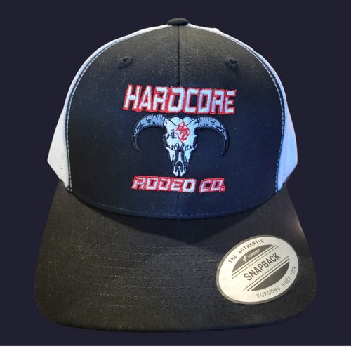 Hardcore Rodeo Co Trucker Snapback Cap Available in Two Colors