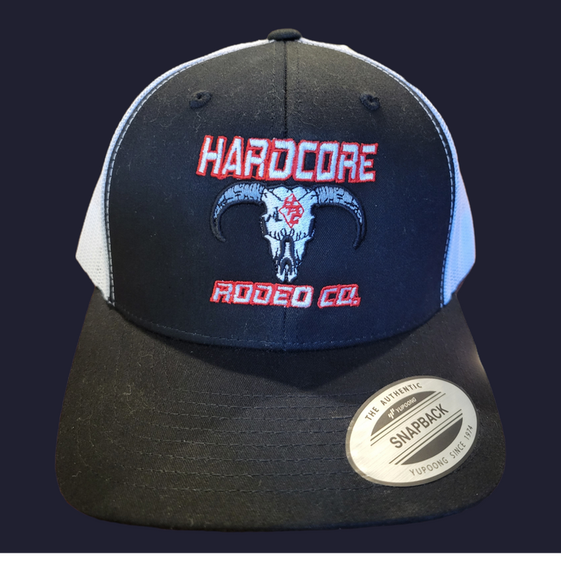 Hardcore Rodeo Co Trucker Snapback Cap Available in Two Colors